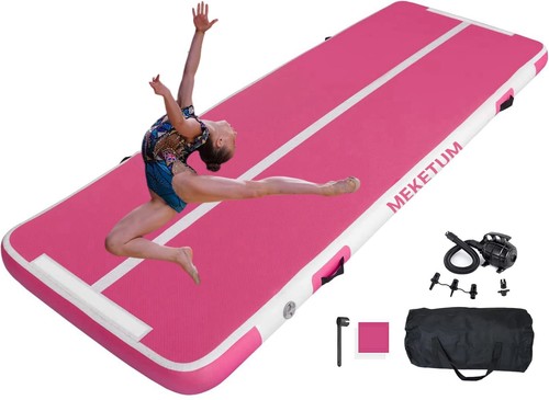 Inflatable air tumble - air, track