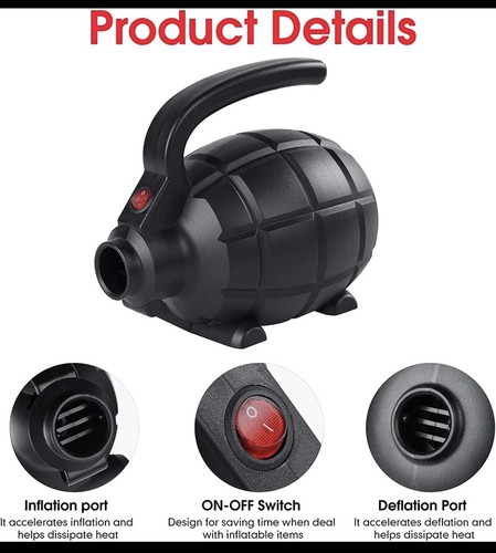 Electric air track pump for - air,